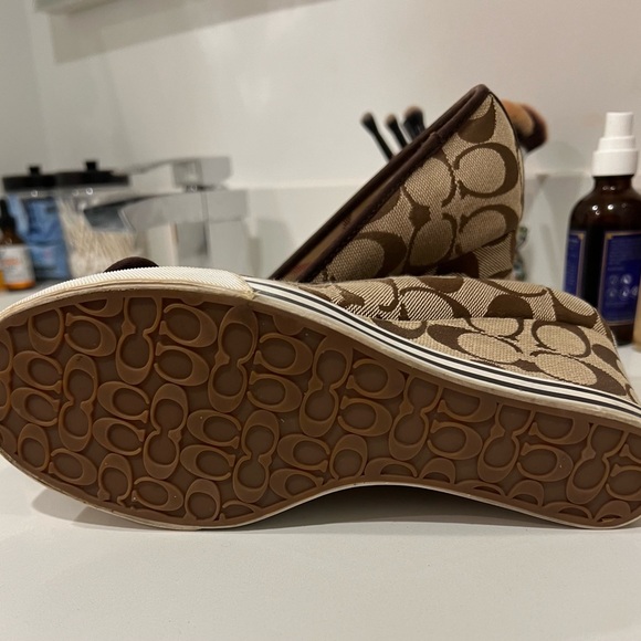 Monogram Coach Wedges - Picture 3 of 3